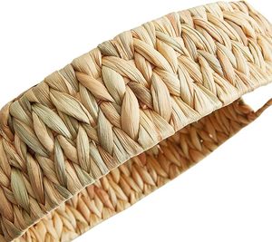 Water Hyacinth Serving Tray Handmade Woven Storage <b>Basket</b> Tray Eco Friendly Home Decor OEM Manufacturer Vietnam - Product Image 4