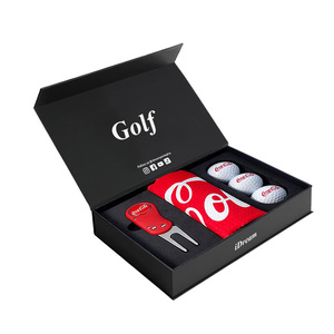 Biểu Tượng Tùy Chỉnh In Ấn Không Thấm Nước Hộp Giấy Với Miếng Bọt Biển Lót Từ Đóng Cửa Cứng Nhắc Hộp Cho Món Quà Sang Trọng Bao Bì Golf Bóng - Product Image 2