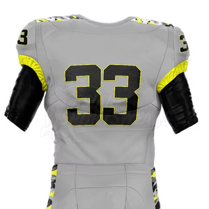 Nouvel uniforme de football américain élégant et respirant, couleurs personnalisées, designs uniques, logo personnalisé, identité d'équipe, performance 100% - Product Image 5