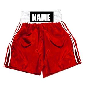 Shorts de boxe personnalisés pour hommes, écologiques, 100 % polyester, taille mi-haute élastique, décontractés, respirants, tissés - Product Image 5