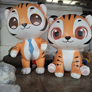 Modelo de Tigre Inflable de PVC - Decoración Resistente de 2m para Eventos al Aire Libre - Product Image 1