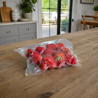 Sacs sous vide alimentaires personnalisés transparents en PA PE Nylon pour la conservation de la viande, du poisson, des fruits de mer et des aliments surgelés