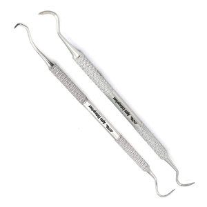 Kit d'instruments dentaires professionnels en acier inoxydable pour détartrage antérieur et postérieur, outils de détartrage en forme de faucille pour plaque et tartre - Product Image 6