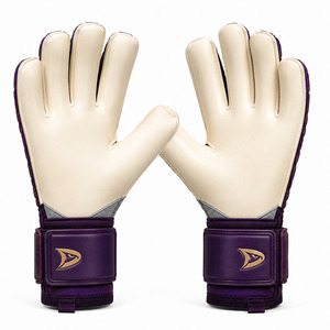 Guantes de Portero de Fútbol sin Correa |   Guante de látex de corte negativo con puño elástico |   Miami Teal Venta al por Mayor OEM - Product Image 1