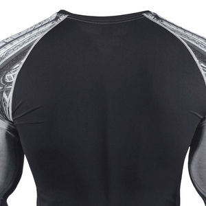 Conception OEM – Rashguards de compression MMA personnalisés, sublimés, respirants et à séchage rapide pour hommes, avec couleurs et tailles sur mesure – Vente en gros, faible MOQ - Product Image 6