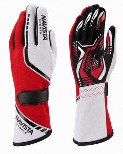 ผู้ผลิต OEM ปากีสถาน NAVISTA SPORTS NS-7018 ถุงมือแข่งรถโกคาร์ทแบบกำหนดเองสำหรับกิจกรรมกลางแจ้ง ทำจากโพลีเอสเตอร์และไนลอน ระบายอากาศได้ดี - Product Image 3