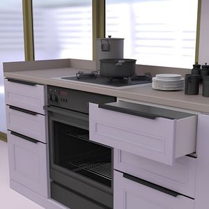 Tirador de perfil de aluminio premium para armario, tirador oculto para cajón de armario, tirador moderno para muebles, tirador de borde para armario de cocina, elegante. - Product Image 1