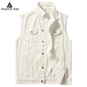 Chaleco Vaquero de Invierno Transpirable con Logotipo y Diseño Personalizados al por Mayor, Acolchado con Bolsillos, para Hombre, de Alta Calidad - Product Image 1