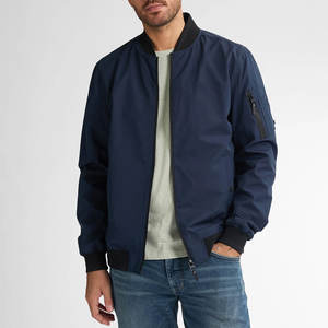 Blouson bomber homme personnalisé avec logo, 100% polyester polaire, blousons bomber écologiques pour adultes hommes - Product Image 1