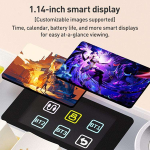 Oferta Relámpago: Teclado Mecánico AULA F108 Pro de 108 Teclas, Cableado, Inalámbrico 2.4G o con Tres Modos, RGB Personalizable, para Juegos y Oficina - Product Image 4