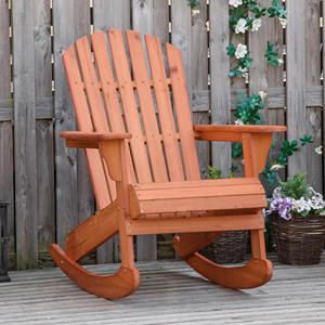 Teak Wood Traditional <b>Rocking</b> Garden <b>Chair</b> with Natural Color Comfortable for Villa Use - Product Image 4