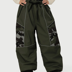 Custom Logo Cargo Baggy Snow <b>Ski</b> Pants Oversized Waterproof Windproof Plus Size Loose Fit High Quality Snowboard Wear For Men - Product Image 4