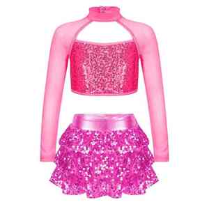 Ropa Deportiva Transpirable para Niñas, Uniforme Escolar, Traje de Baile, Uniforme de Animadoras Juveniles - Product Image 5