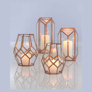 Geometric Metal <b>Lantern</b> Wholesale Bulk MOQ Candle Holder for Home Hotel Restaurant Garden Decor - Product Image 5