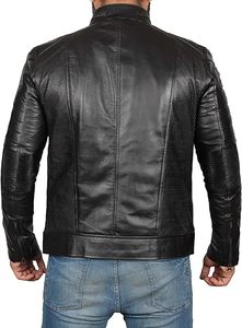 Custom High Quality <b>Men's</b> Winter Jacket Washed Leather & Polyester Windbreaker with Embossed Design jacket for <b>men</b> - Product Image 2