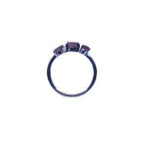 Bague classique pour femme en argent sterling 925 plaqué or avec pierres précieuses multi-tourmalines, idéale pour les mariages - Product Image 3