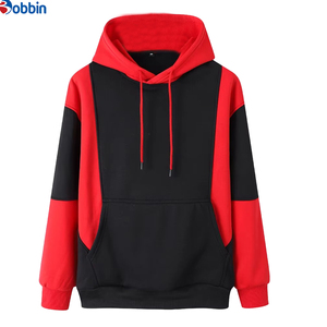 Sudaderas con capucha personalizadas con bloques de color, estilo urbano, de algodón, a la moda, para hombre, diseño personalizado, para otoño e invierno. - Product Image 2