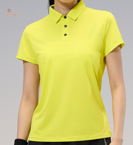 เสื้อยืดผู้หญิง แขนสั้น คอกลม ผ้าถักโพลีเอสเตอร์/คอตตอน ทรงลำลอง สำหรับฤดูร้อน ไม่ยับ แห้งเร็ว - Product Image 1