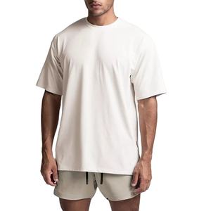 T-shirts pour hommes de luxe 100% coton, col rond, surdimensionnés, respirants, séchage rapide - Product Image 1