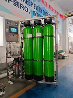 Filtre de purification d'eau 500 litres par heure traitement de l'eau par osmose inverse EDI purificateur UV Machine à emballer