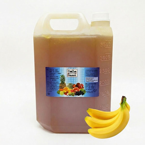 Sirope de Plátano Concentrado Profesional para Bebidas, Smoothies, Té de Burbujas, Mezclas de Bebidas, Suministro para Cafeterías y Restaurantes, a Granel - Product Image 1