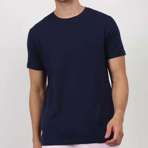 T-shirt pour homme à manches longues, col rond, couleur personnalisée, imprimé en sérigraphie écologique, couleur unie, tricoté, coupe classique, 100% coton - Product Image 1