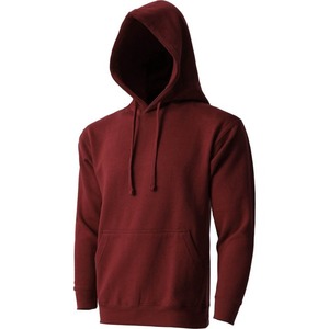 Sweat-shirt à capuche en polaire surdimensionné pour homme, motif uni, hiver, avec logo brodé - Product Image 2