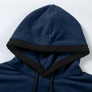 Sweat à capuche polaire pour homme, coupe décontractée, style streetwear urbain, vente en gros OEM, vêtements d'hiver - Product Image 3