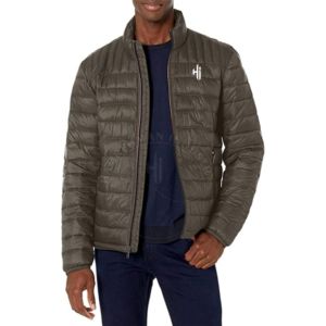 Chaquetas Acolchadas Ligeras Personalizadas OEM y Directas de Fábrica, Chaqueta Acolchada Negra de Alta Calidad para Hombre, Mantiene el Calor - Product Image 1