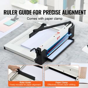 Taglierina Industriale Professionale a Ghigliottina per Carta, 17 Pollici, Capacità 400 Fogli A3, Struttura in Acciaio Solido - Product Image 2