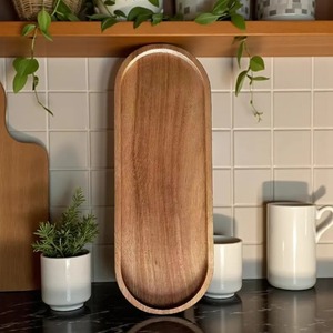 Premium Wooden Serving <b>Tray</b> for Food Tea Coffee and <b>Breakfast</b> Serving at Home and Hotel Available at Export Selling Price - Product Image 4