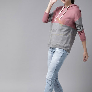 Hoodies pour femmes à manches longues, style streetwear, pour adultes, vente en gros, hoodies pour femmes personnalisés - Product Image 5