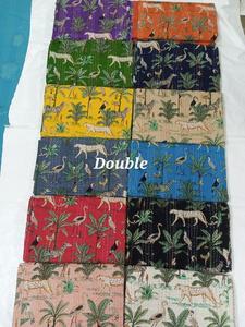 Indian Handmade Vintage Kantha <b>Quilt</b> Patchwork <b>Bedspread</b> Reversible Eco-Friendly Washable Cotton 300tc Thread Count 40 Count for - Product Image 6