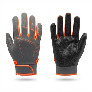Guantes Deportivos Negros de Cuero con Pantalla Táctil, Diseño Geométrico Dorado, Antideslizantes, Transpirables, Correa de Muñeca Ajustable, Unisex - Product Image 4
