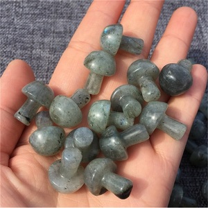 Pierre de Labradorite Naturelle Sculptée en Champignon, Cristal de Guérison pour la Méditation Reiki, Décoration Feng Shui, Vente en Gros, Chakralume Rajasthan - Product Image 3
