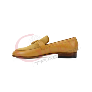 Chaussures habillées pour hommes en cuir véritable, fabriquées à la main, élégantes et de luxe, prix d'usine, vente en gros - Product Image 4