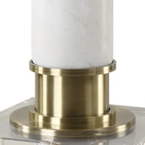 Modern Luxury <b>Marble</b> Accent Lighting Piece With Sleek Linear Structure And Warm Ambient Decorative Glow - Product Image 2