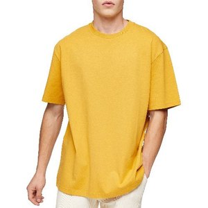 T-shirt streetwear oversize personnalisé avec logo, vêtements grande taille pour hommes, coton de haute qualité, coupe ample, épaules tombantes, tendance - Product Image 2