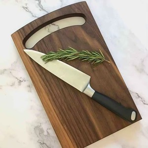 Planche à découper en bois pour la cuisine, planche à découper épaisse, grande planche à découper en bois, plateaux en bois pour la viande de dinde, les fruits, pour la cuisine - Product Image 4
