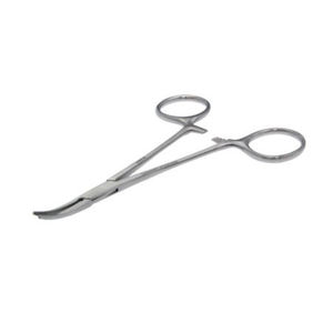 Pinces à moustiques Halsted 12,5 cm droites et courbées en acier inoxydable hémostatique pédiatrique, certifiées CE ISO par Dentavex Corporation - Product Image 3