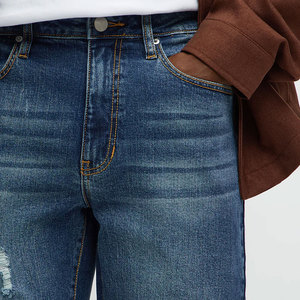 Pantalones Cortos de Mezclilla para Hombre, Estilo Vintage, Lavados, Casuales, Holgados, con Bordado Personalizado, Estampado, Estilo Baggy - Product Image 3
