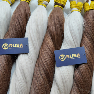Cheveux humains blonds en gros, 100% cheveux vietnamiens bruts, qualité supérieure, cheveux vierges, super double drawn, couleur tendance - Product Image 3