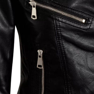 Chaqueta de Invierno Premium para Mujer, de Cuero, con Forro de Lana, Impermeable y Transpirable, Textura Suave, para Atuendos Casuales y Viajes - Product Image 6