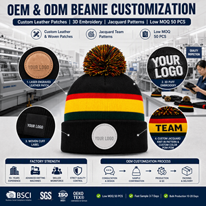 Gorro de Punto Personalizado con Logotipo, Unisex, Térmico, con Pompón, Doble Capa, para Invierno, Gorro de Esquí, Venta al Por Mayor, OEM - Product Image 6