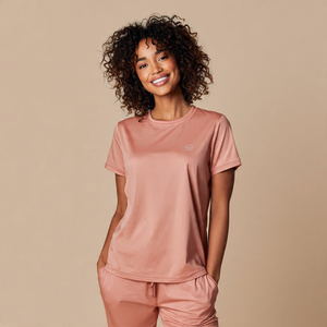 Chemises à manches longues en tricot personnalisées à porter sous les blouses, extensibles, ajustées, respirantes, confortables, uniforme médical - Product Image 3