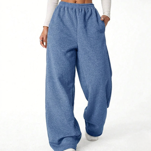 Pantalones deportivos de lana elástica personalizados para mujer, listos para exportación al por mayor - Product Image 5