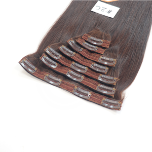 Clip en extensiones de cabello Extensiones de cabello Cabello humano vietnamita recto Envío por DHL UPS FEDEX - Product Image 5