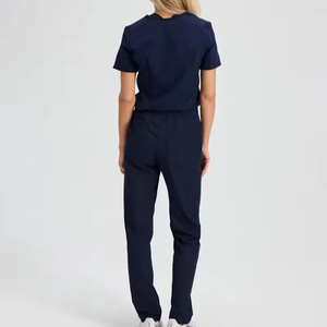 Medical Unisex <b>Scrub</b> <b>Uniform</b> Suits Eco-Friendly Knitted Fabric Casual Wear with Full Customization - Product Image 2