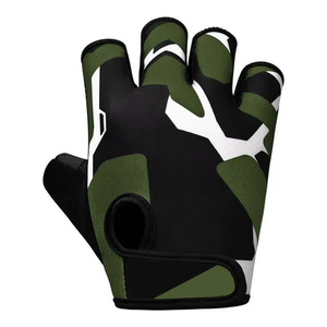 Gants de musculation sportifs personnalisés Geo Brothers Company, demi-doigts, polyester léger, respirant, qualité supérieure - Product Image 2