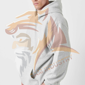 Sweat-shirts surdimensionnés pour hommes, légers et professionnels, 100% coton, matière douce, respirante, anti-rides - Product Image 5